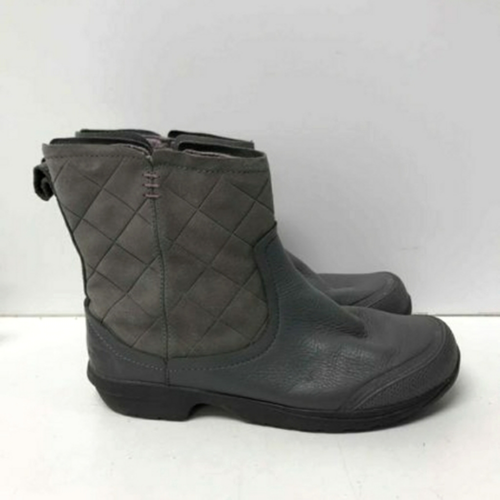 NORTHFACE SUEDE LEATHER WOMEN’S THERMOBALL METRO SHORTY BOOTS
